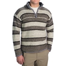 74%OFF メンズカジュアルセーター （男性用）ウール、ジップネック - コインランドリーラグビーセーター Laundromat Rugby Sweater - Wool Zip Neck (For Men)画像
